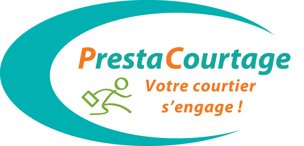 Logo officiel de Prestacourtage, cabinet de courtage à bergerac dans le Périgord.